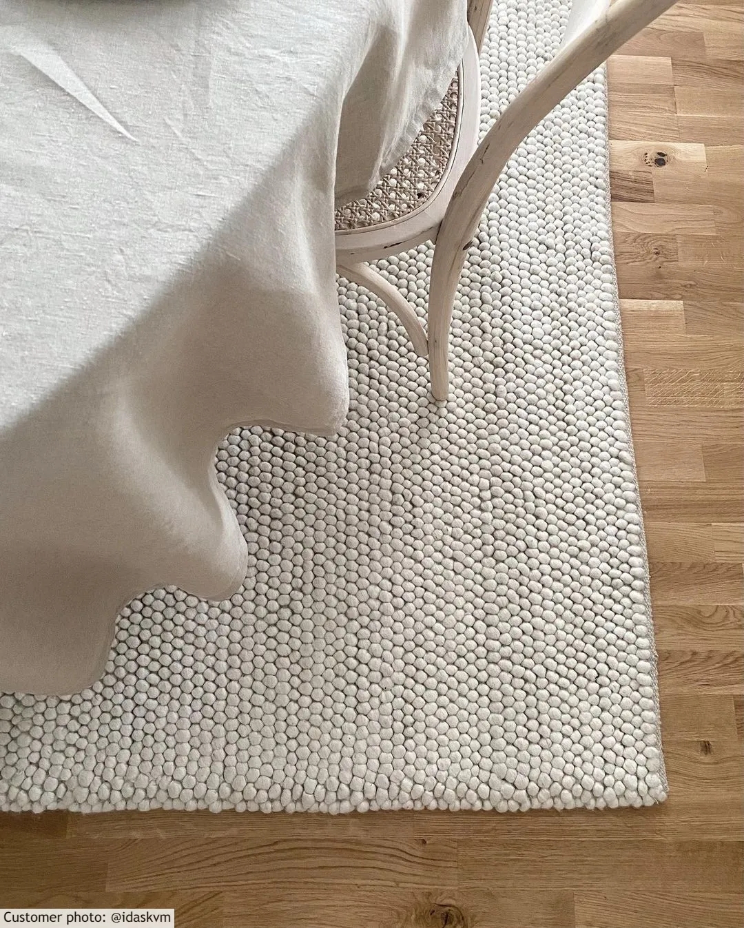 Wool rug - Avafors Wool Bubble (beige)