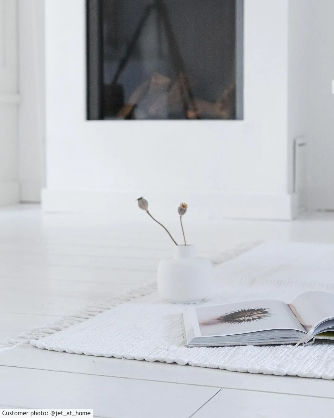 Rag rug - Silje (white)