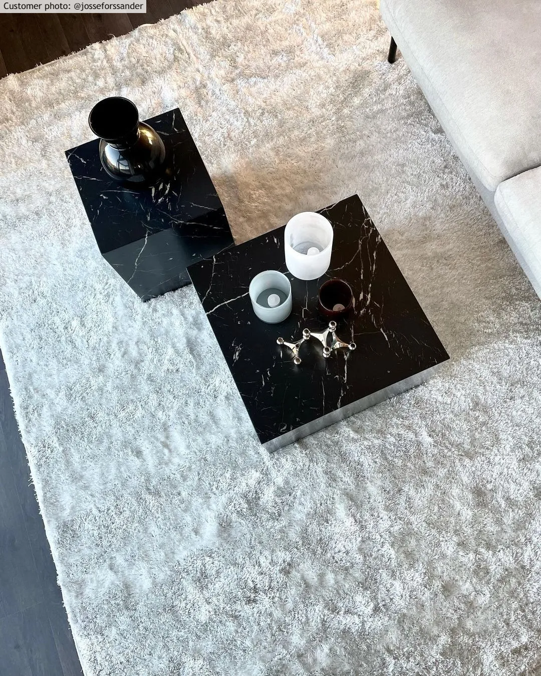 Shaggy rugs - Cosy (white)