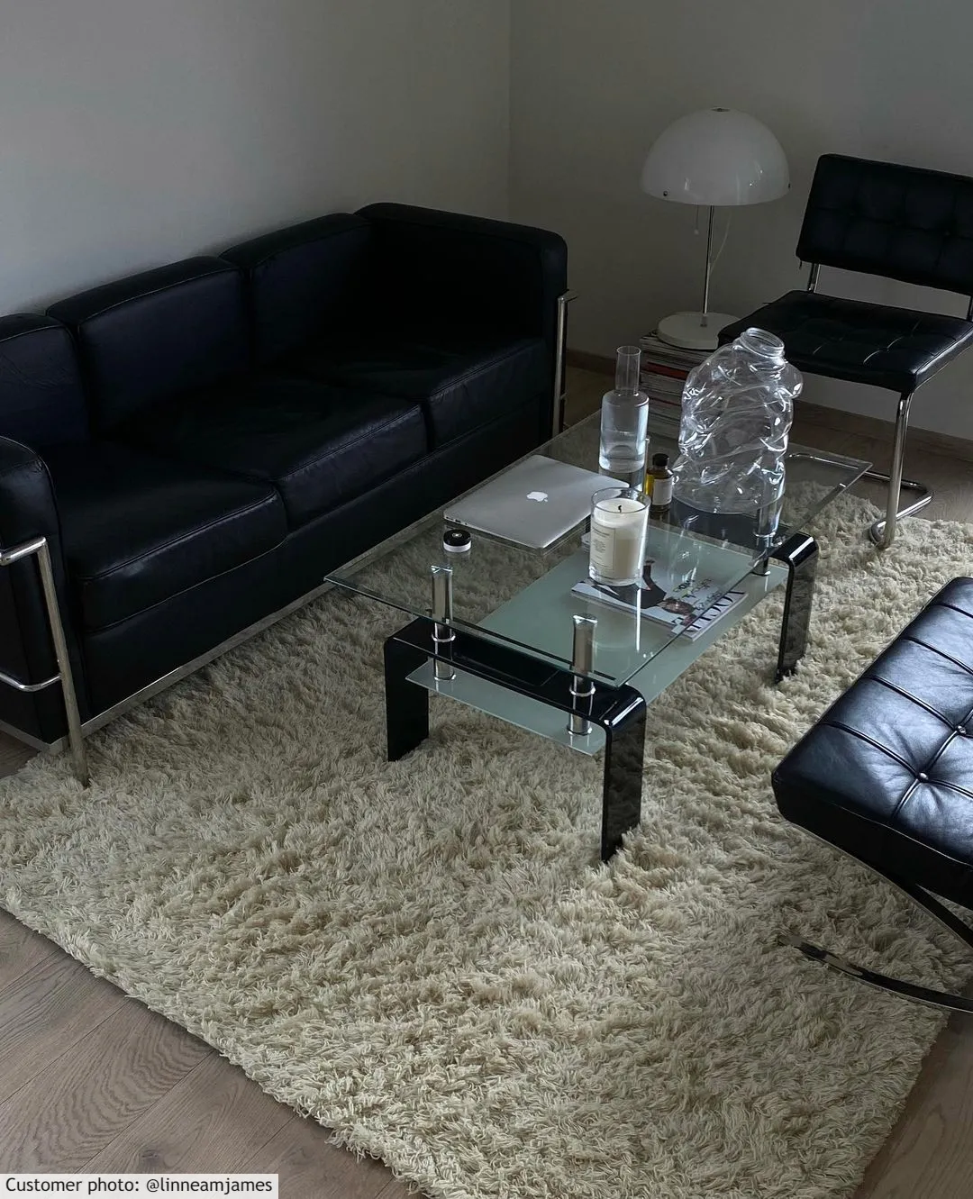 Wool rug - Aliste Wool Shaggy (alabaster gleam)