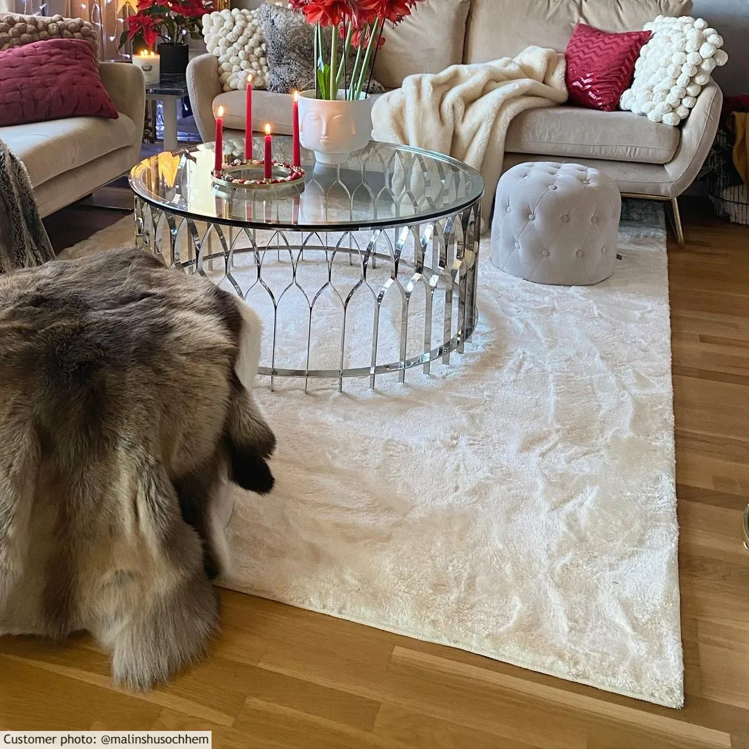 Shaggy rugs - Aranga Super Soft Fur (white)