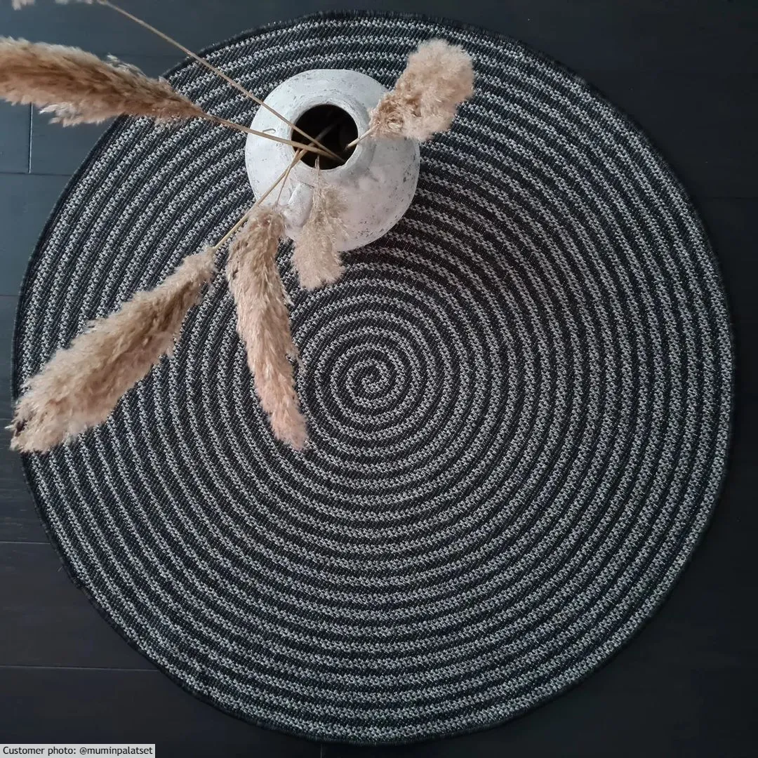 Round rug - Ferragudo (anthracite)