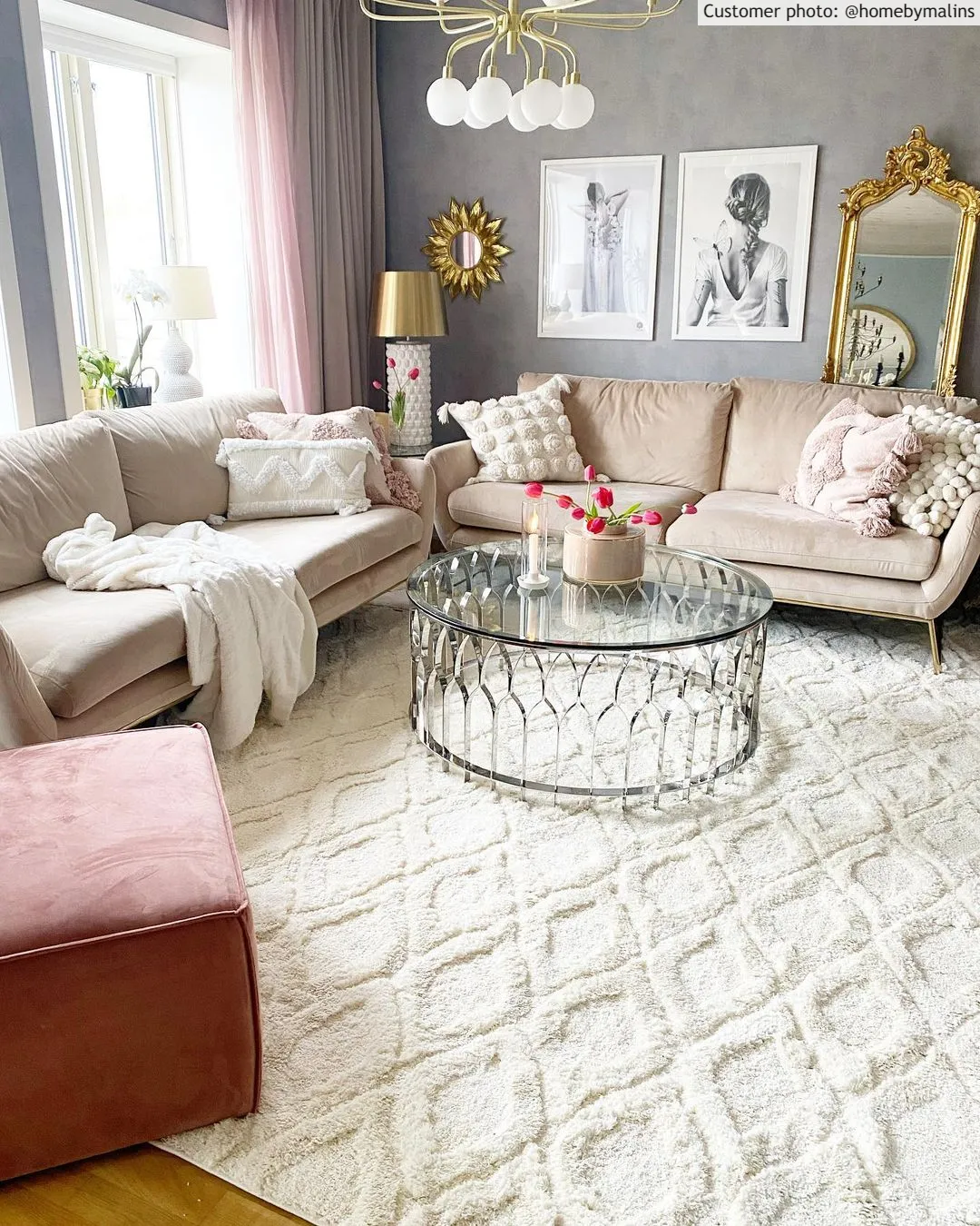 Shaggy rugs - Everett (offwhite)