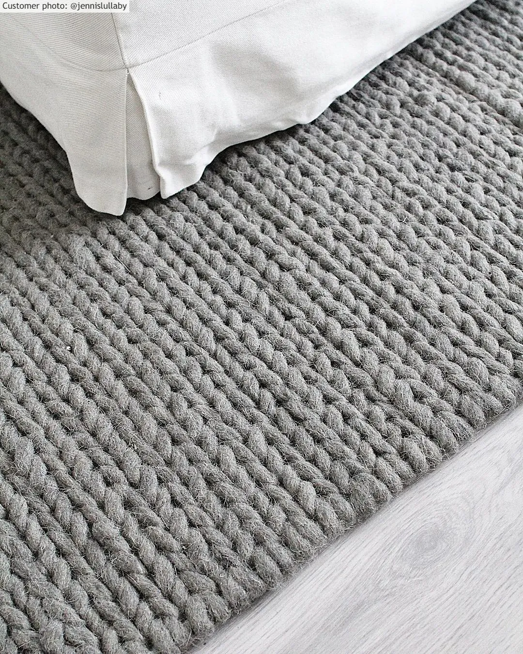 Wool rug - Lynmouth (light grey)