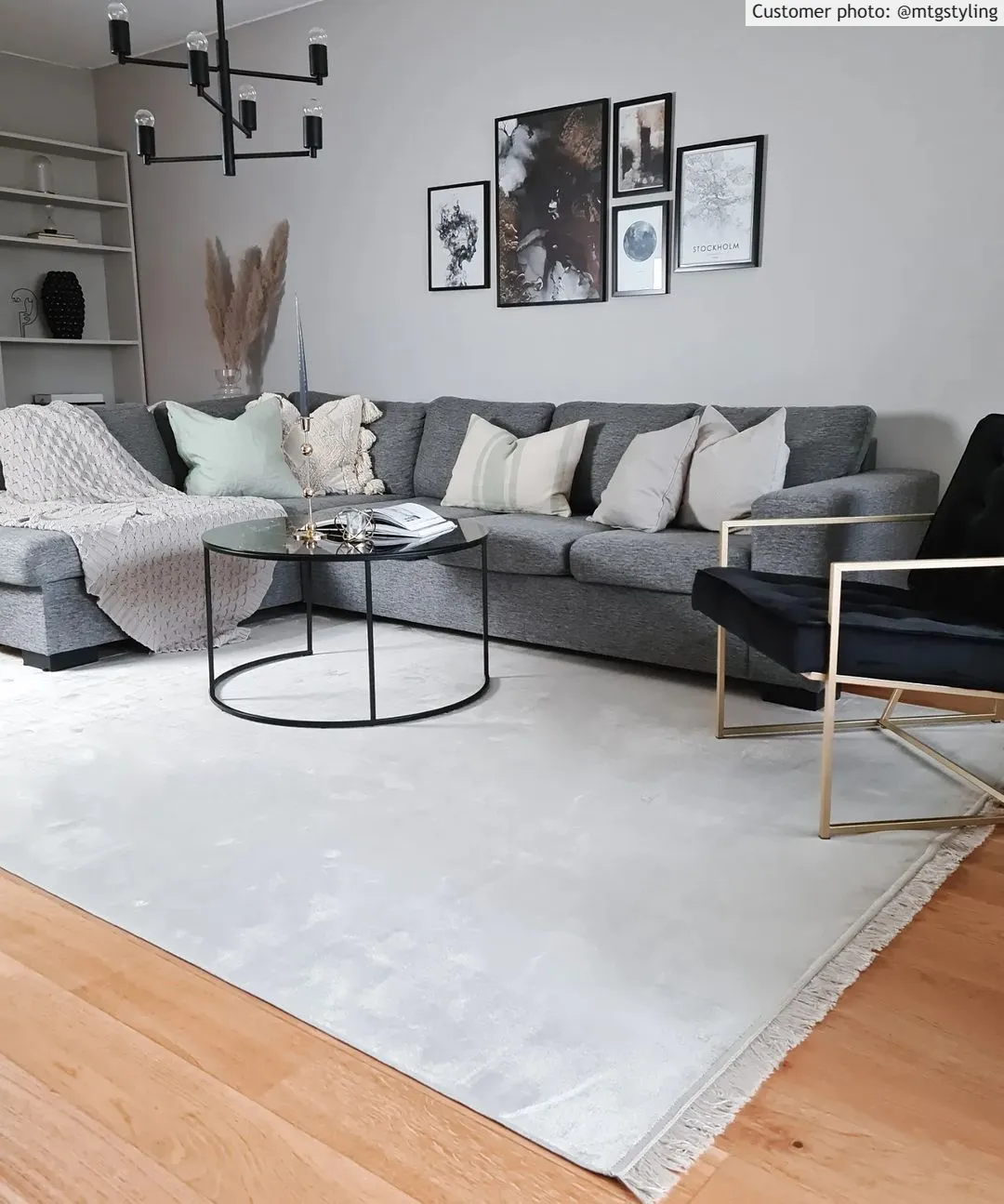Wilton rug - Art Silk (light grey/beige)