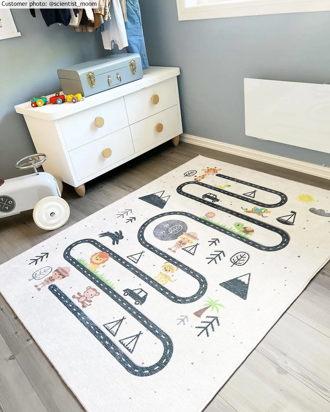 Childrens rugs - Safari road