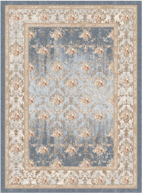 Wilton rug - Zafer (grey/beige)