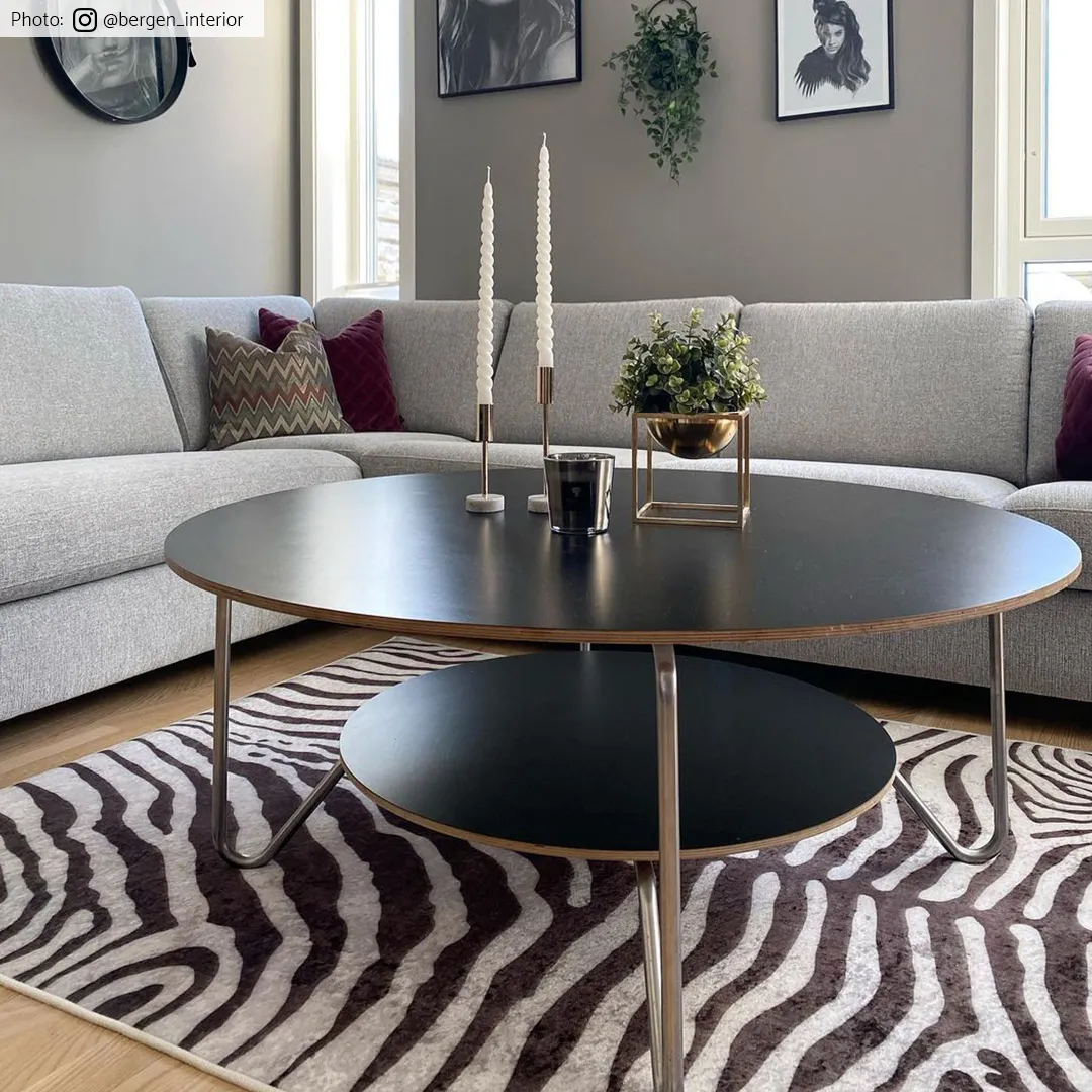 Wilton rug - Zebra (black/white)